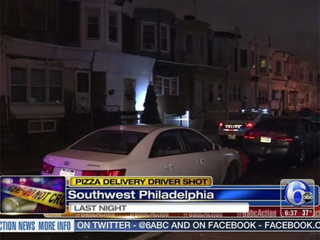 pizza delivery driver shot philadelphia