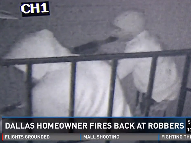 armed dallas homeowner