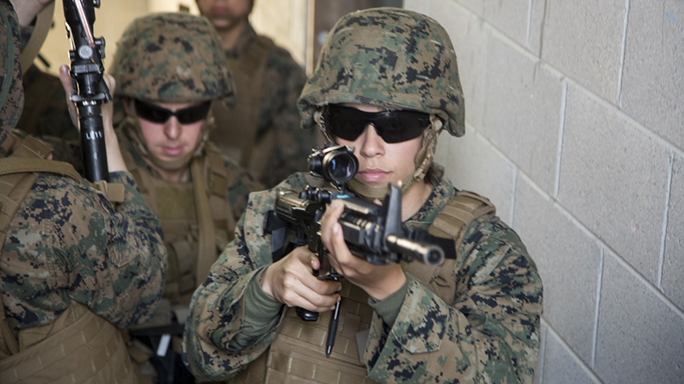 female infantry marines
