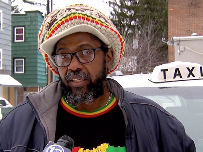 new york cab driver ice pick