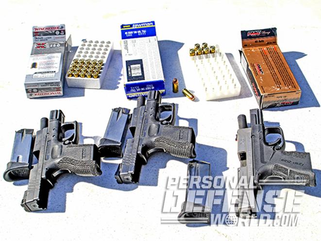 9mm vs 45 ammo rounds