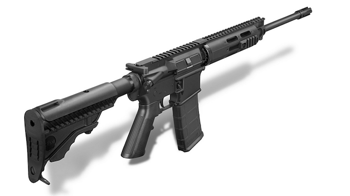 DPMS Lite 16M rifle angle
