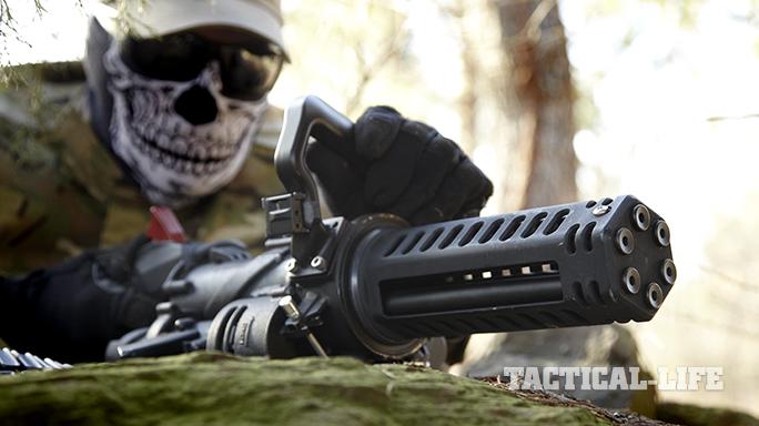 Empty Shell XM556 microgun