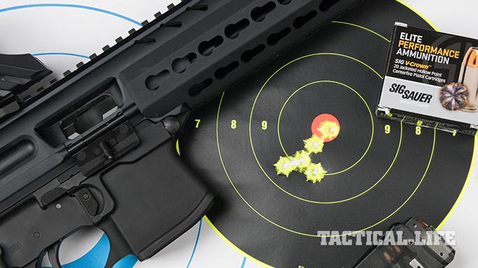 SIG MPX carbine target