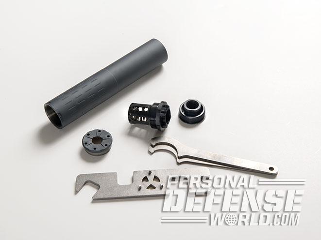 SilencerCo Hybrid suppressor front cap