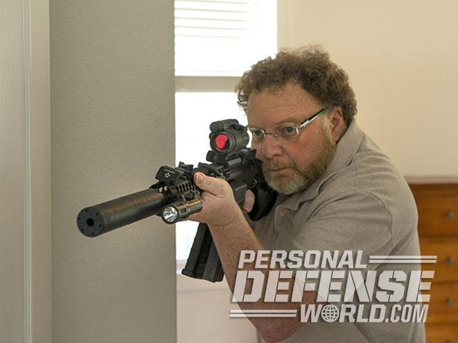 SilencerCo Hybrid suppressor hallway