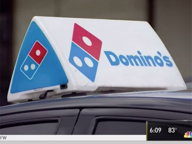 domino's driver armed robbery