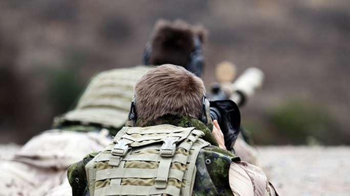 canadian sniper fire ISIS