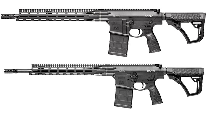 Daniel Defense DD5V1 DD5V2 rifles m-lok