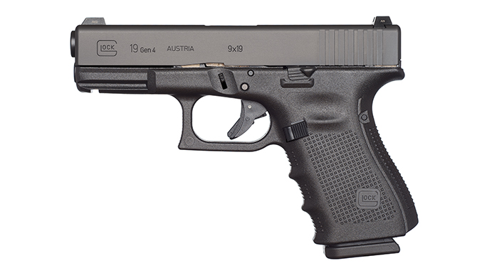 Glock Pistols left profile