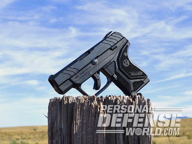 Ruger LCP II pistol RIGHT ANGLE