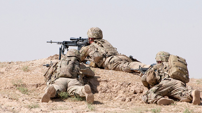 U.S. Army Interim Combat Service Rifle sharpshooter