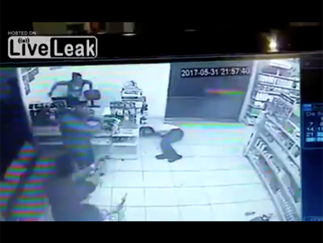 brazilian armed robber