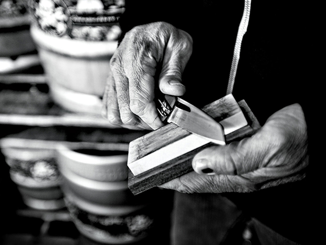 Gerber Sharkbelly knife sharpening