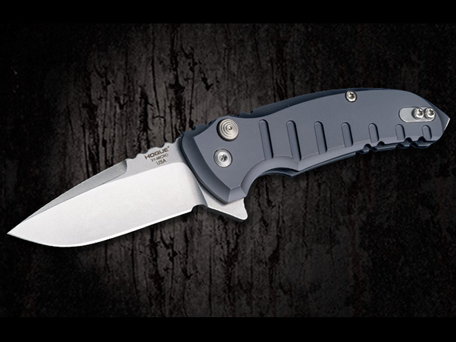 Hogue X1-Microflip knife grey