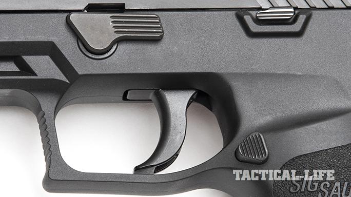 Sig Sauer P320 RX Full-Size pistol trigger