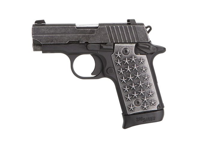 Sig Sauer P238 We The People pistol left profile