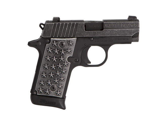 Sig Sauer P238 We The People pistol right profile
