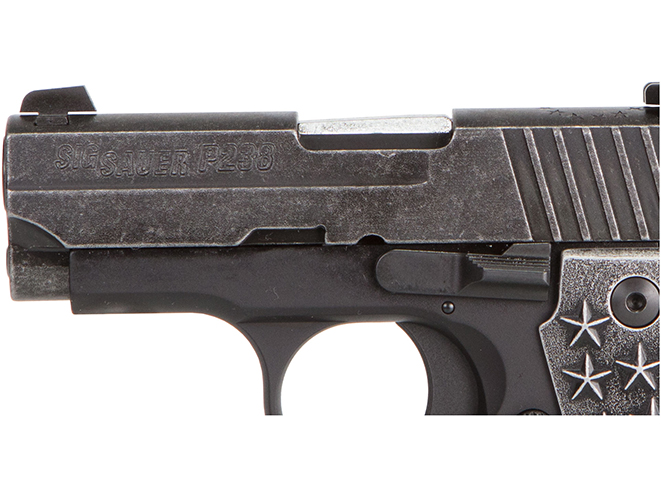 Sig Sauer P238 We The People pistol slide