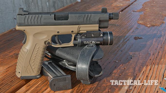 Springfield XDM 4.5 inch Threaded Barrel pistol right profile