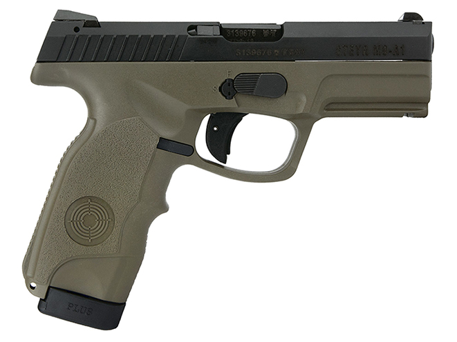 Steyr M9-A1 OD Green pistol right profile