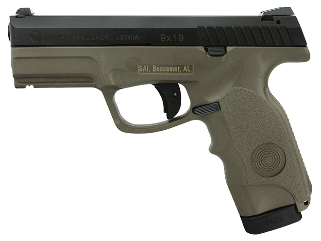 Steyr M9-A1 OD Green pistol left profile