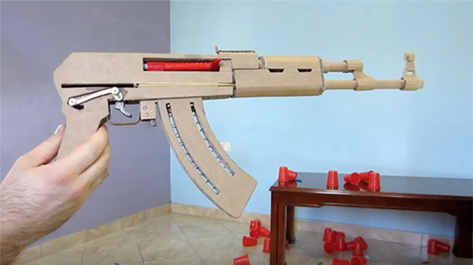 cardboard ak47