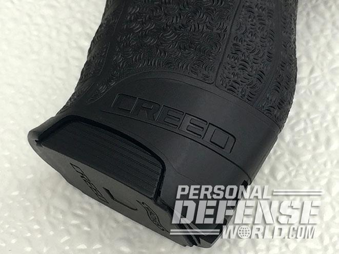 Walther Creed pistol mag well