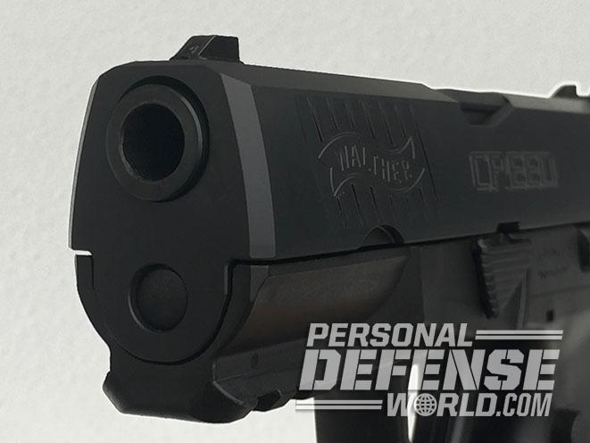 Walther Creed pistol slide beveled