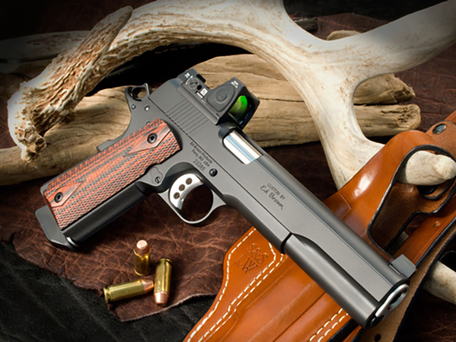 Ed Brown LS10 pistol right angle