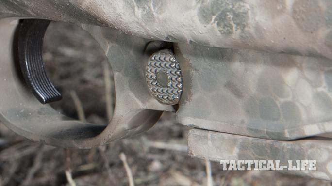 Custom FN SPR A5M .308 Precision Rifle mag release button