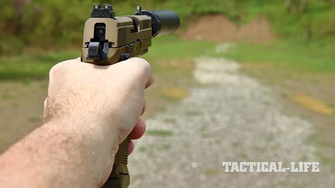 Sig P227 TACOPS and FNX-45 Tactical pistol sights