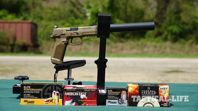 Sig P227 TACOPS and FNX-45 Tactical pistol right profile