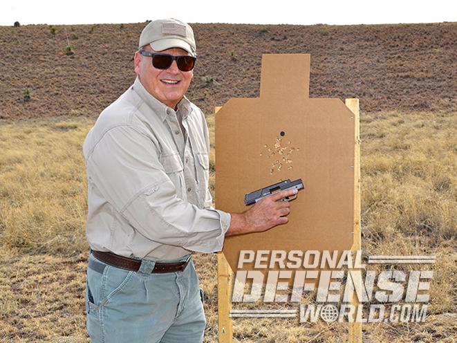 Heizer Defense PKO-45 pistol target