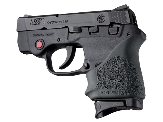 black Hogue HandALL beavertail grip for s&w bodyguard 380