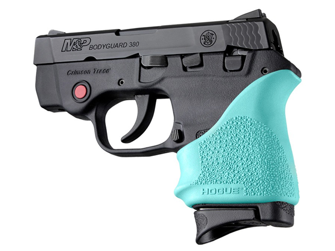 aqua Hogue HandALL beavertail grip for s&w bodyguard 380