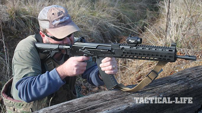 Krebs KV-13 AK rifle test