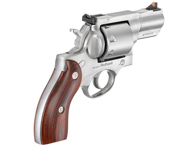 Ruger Redhawk revolver rear angle