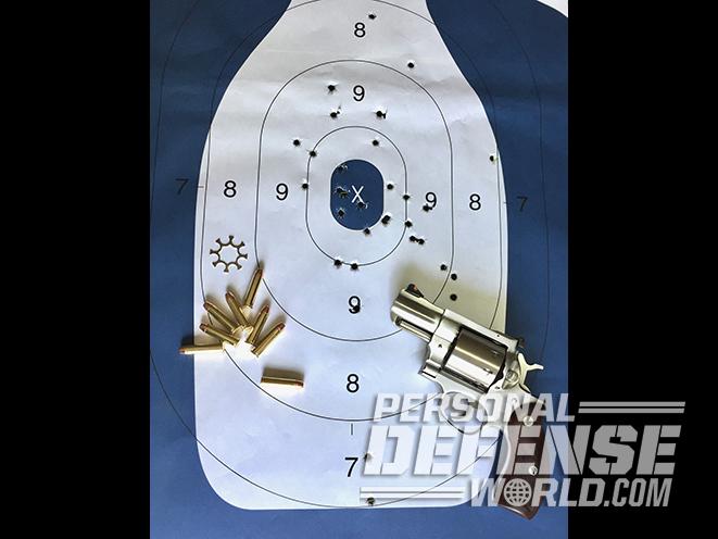 Ruger Redhawk revolver target