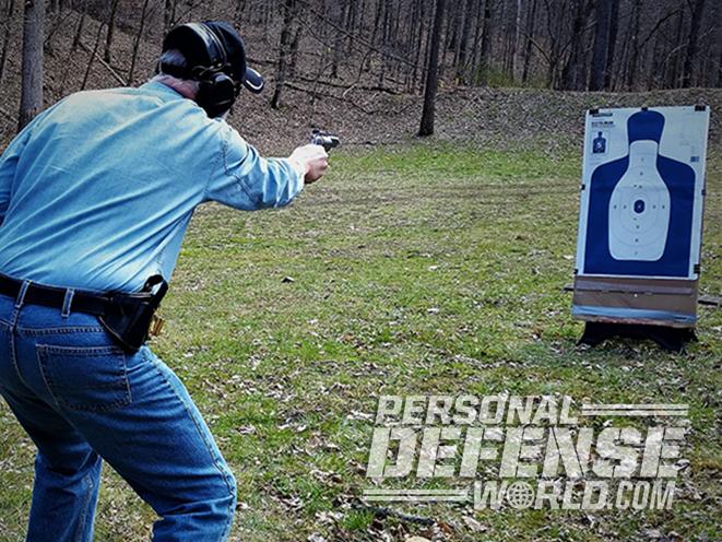 Ruger Redhawk revolver standing test