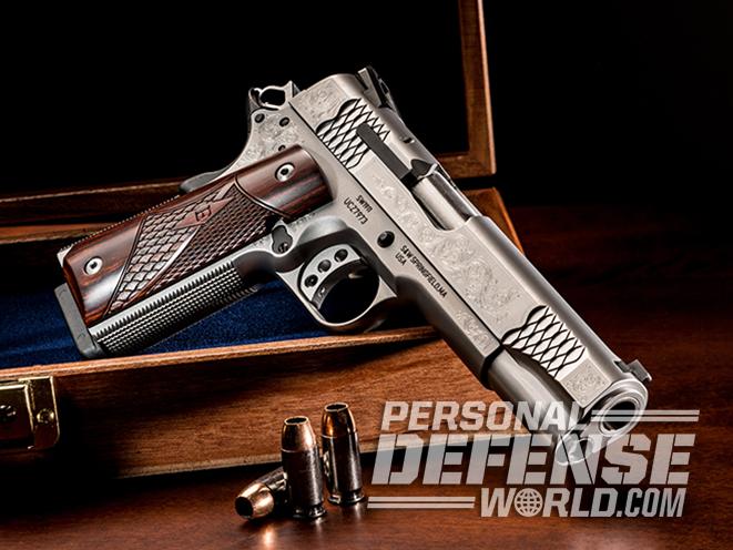 S&W Engraved 1911 handgun
