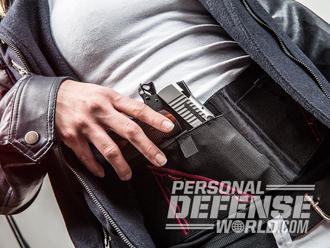 Sig 1911 Two-Tone Ultra Compact pistol holster