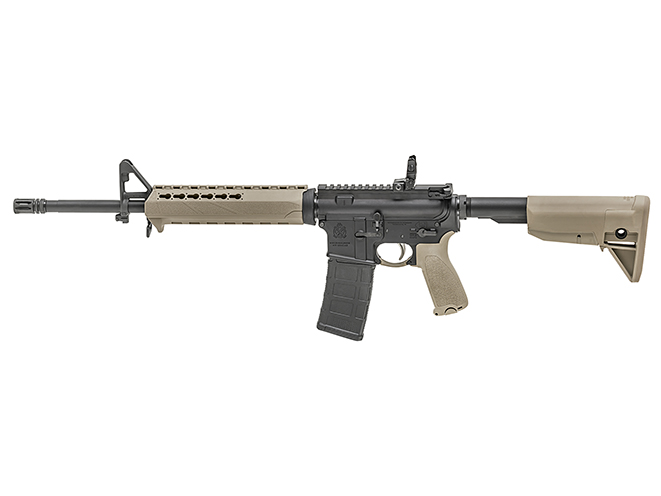 Springfield Saint FDE rifle left profile