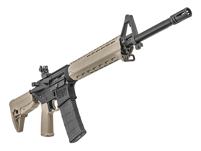 Springfield Saint FDE rifle front right angle