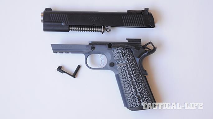 Springfield TRP Operator pistol disassembled