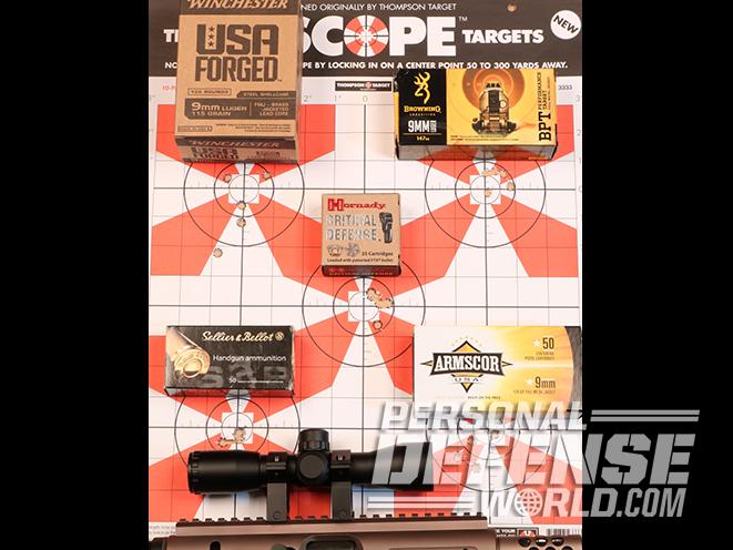 TNW Aero Survival Pistol target