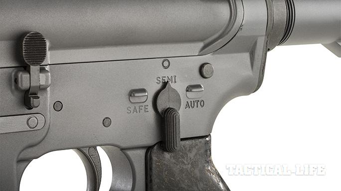 Troy XM177E2 rifle safety selector