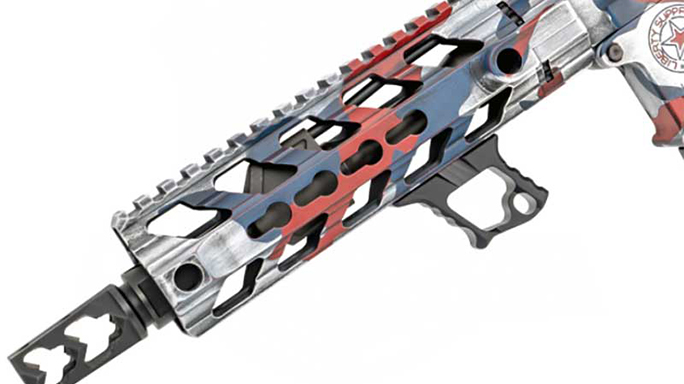 tyrant halo ar handstop attached black