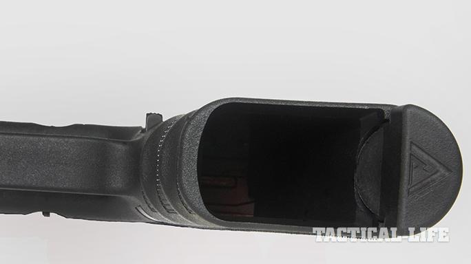 Vickers Tactical Glock 19 pistol empty mag well
