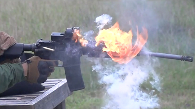 iraqveteran8888 full auto ar-15 meltdown test adams arms